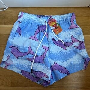 Bad Bunny Un Verano Sin Ti Lavender Dolphin Shorts